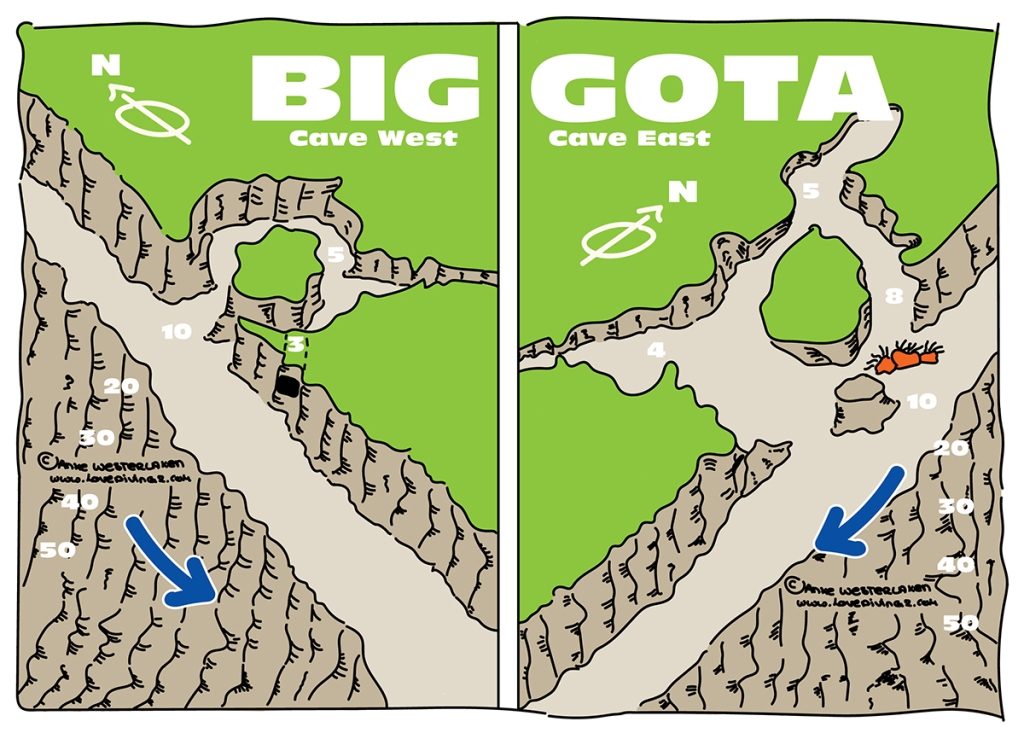 The caves of Big Gota